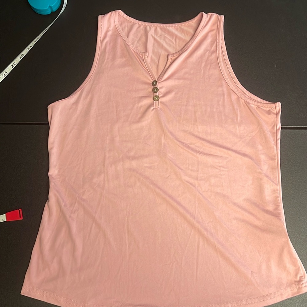 Dusty rose tank top